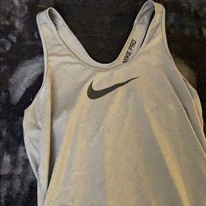 Nike Grey Workout Tank